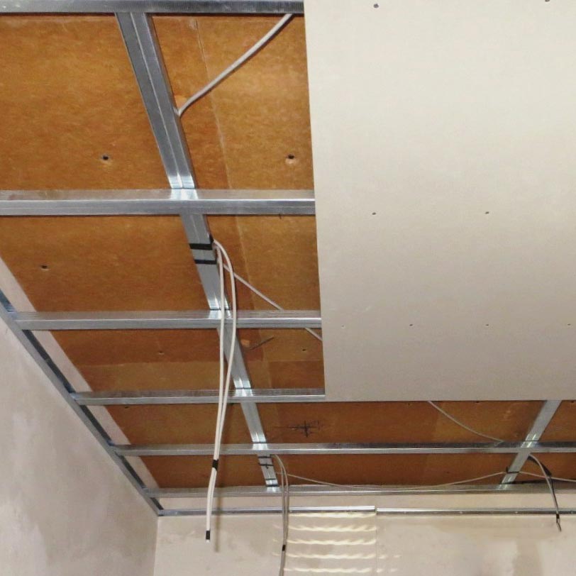 Pannelli isolanti in fibra di legno FiberTherm per isolamento controsoffitto
