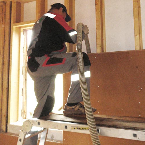 Pannelli isolanti in fibra di legno FiberTherm Internal cappotto su travi legno o x-lam