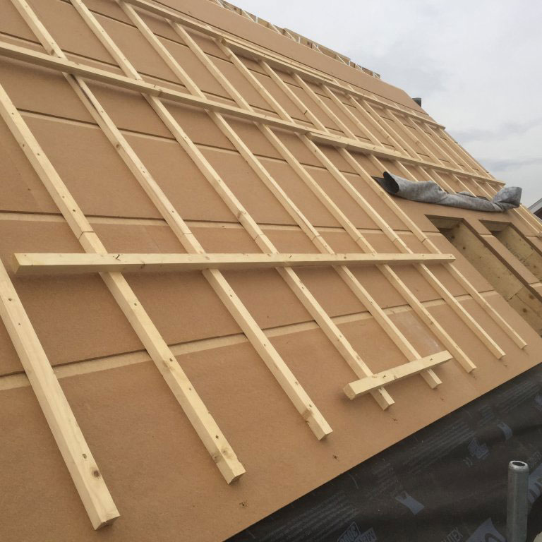 Pannelli isolanti in fibra di legno FiberTherm Universal densità 270 kg/mc