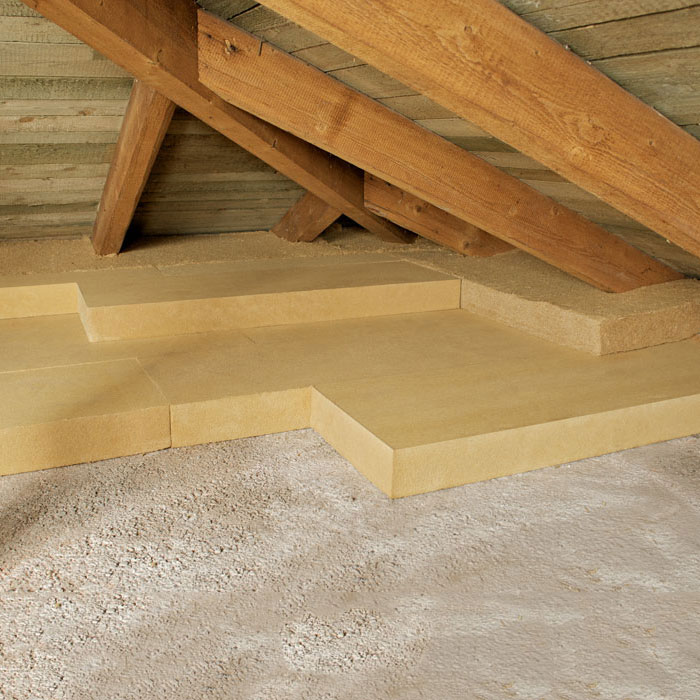 Pannelli isolanti in fibra di legno densità 140 kg/mc per sottotetto